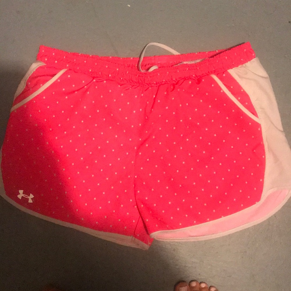 Under armour light weight, semi fitted shorts.